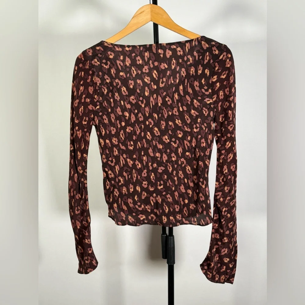 NEW. Madewell Silk crop top - Picture 2 of 4